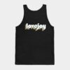 Lovejoy Retro Rainbow Typography Faded Style Tank Top Official Cow Anime Merch