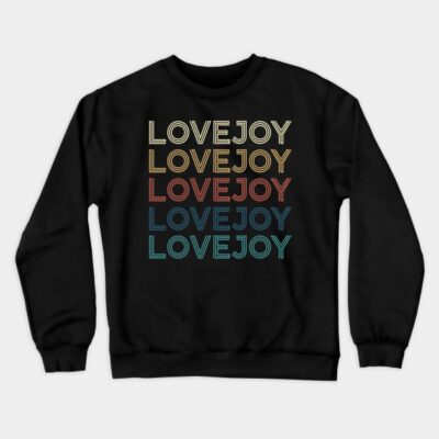 Lovejoy Gift Name Personalized Retro Vintage 80S 9 Crewneck Sweatshirt Official Cow Anime Merch