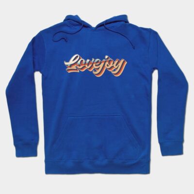 Lovejoy Name Cool 70S Retro Font Surf Style Design Hoodie Official Cow Anime Merch