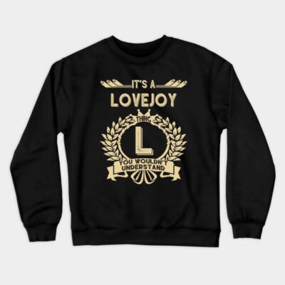 Lovejoy Crewneck Sweatshirt Official Cow Anime Merch