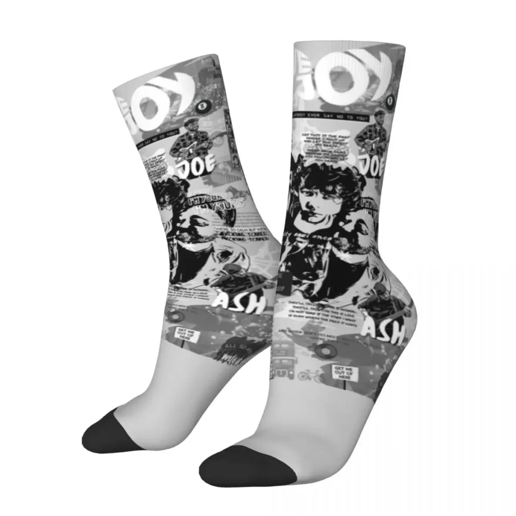 Hip hop Men s Women s Vintage Lovejoy Poster Collage Design Socks Rock Band Merch Basketball - Lovejoy Store