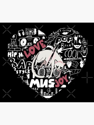 Love Joy Band Doodle Tapestry Official Lovejoy Merch