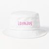 Pink Love Lovejoy Name Label (Black) Bucket Hat Official Lovejoy Merch