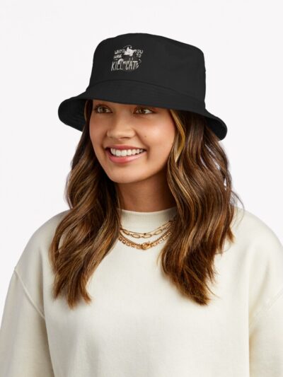 Why'D You Have To Kill My Cat Lovejoy Bucket Hat Official Lovejoy Merch