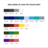 tank top color chart 1 - Lovejoy Store