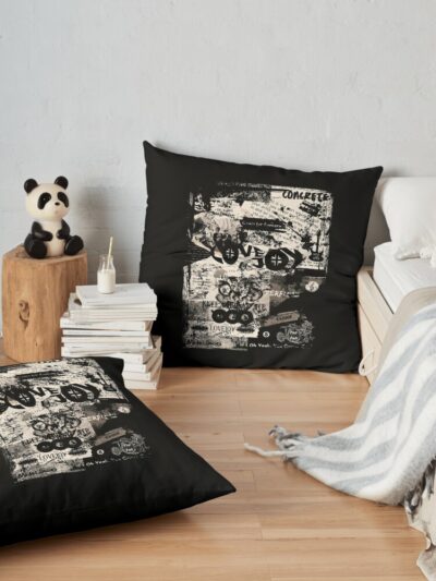 Lovejoy Album Vintage Throw Pillow Official Lovejoy Merch