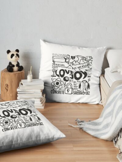 Lovejoy Band Song Throw Pillow Official Lovejoy Merch