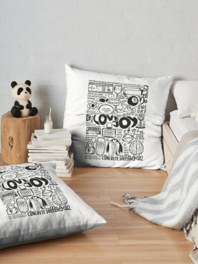 Lovejoy Band Music Throw Pillow Official Lovejoy Merch