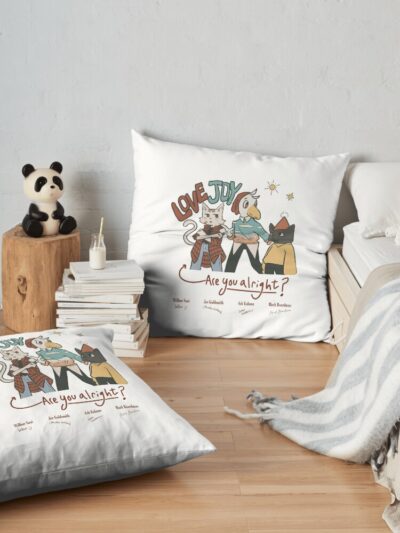 Lovejoy Are You Alright Throw Pillow Official Lovejoy Merch