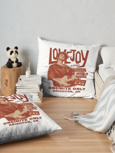 90S Lovejoy Concert Tickets Throw Pillow Official Lovejoy Merch