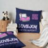 Lovejoy Throw Pillow Official Lovejoy Merch