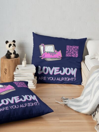 Lovejoy Throw Pillow Official Lovejoy Merch