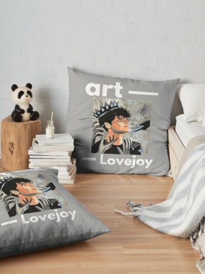 Lovejoy Fanart Tshirt - Lovejoy Paint Poster Throw Pillow Official Lovejoy Merch