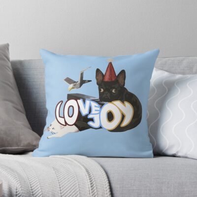 Lovejoy - 2021 Logos Throw Pillow Official Lovejoy Merch