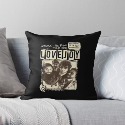 Lovejoy Tour 2023 Throw Pillow Official Lovejoy Merch