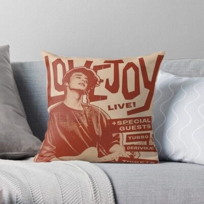 Lovejoy Concert Throw Pillow Official Lovejoy Merch