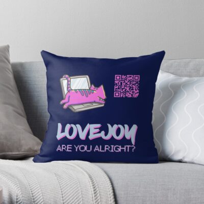 Lovejoy Throw Pillow Official Lovejoy Merch