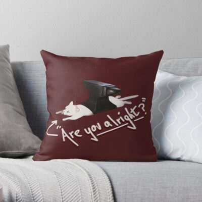 Lovejoy Are You Alright Throw Pillow Official Lovejoy Merch