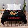 This Is The Way Pebble Brain Loves Music And Lovejoy Design Throw Blanket Official Lovejoy Merch