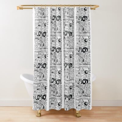 Lovejoy Band Music Shower Curtain Official Lovejoy Merch